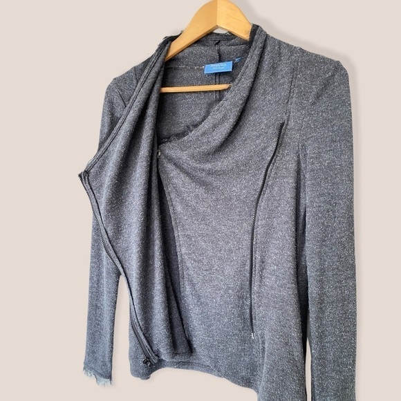SIMPLY Vera Vera Wang Asymmetrical Zip-Up Sweater - Picture 5 of 9